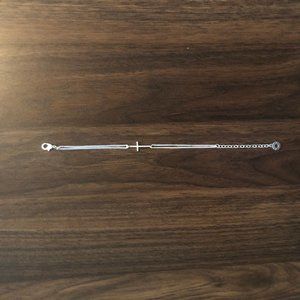 Silver Cross Bracelet